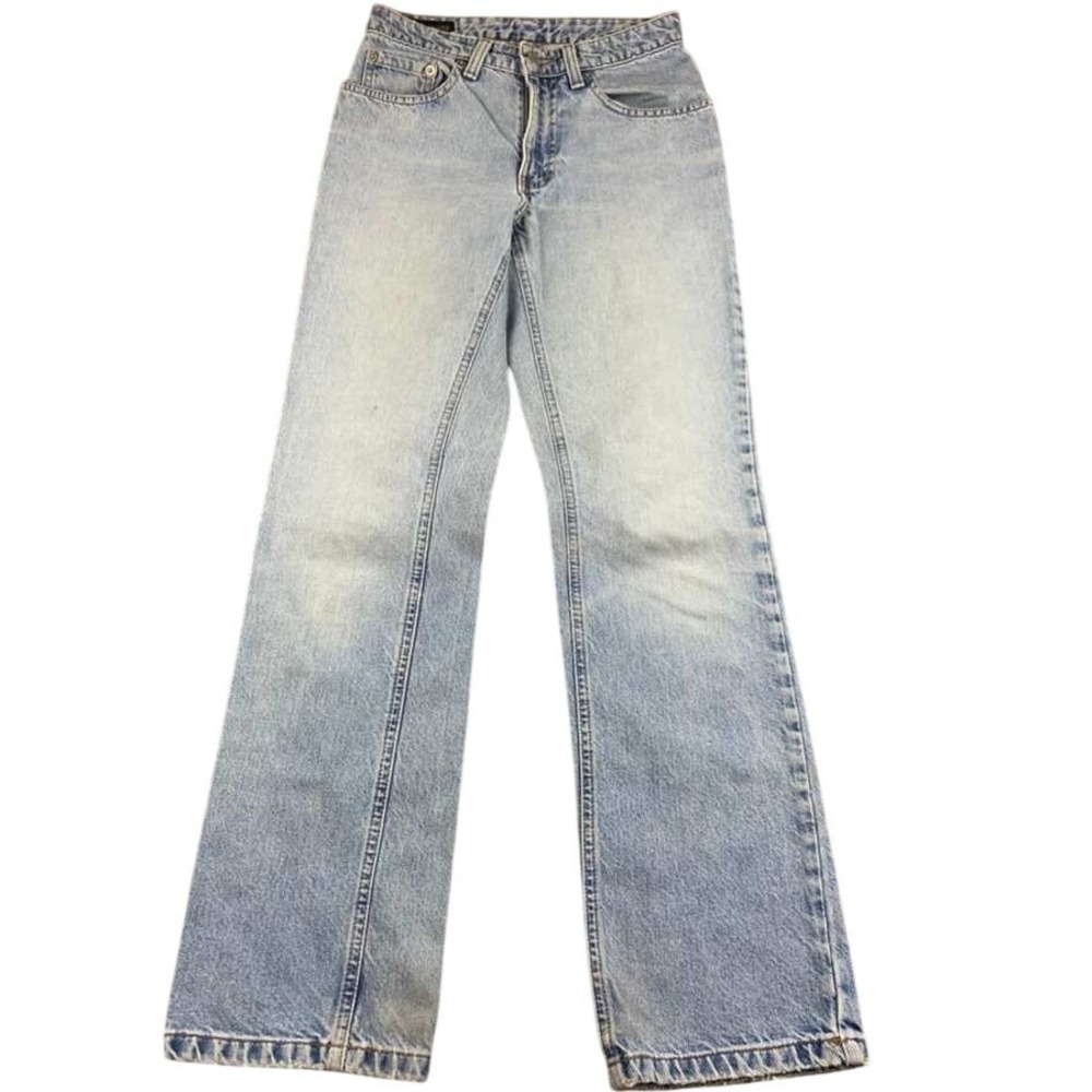 Vintage Banana Republic Jeans Women 0 Blue Rise Bootcut USA Made 90s Light Wash
